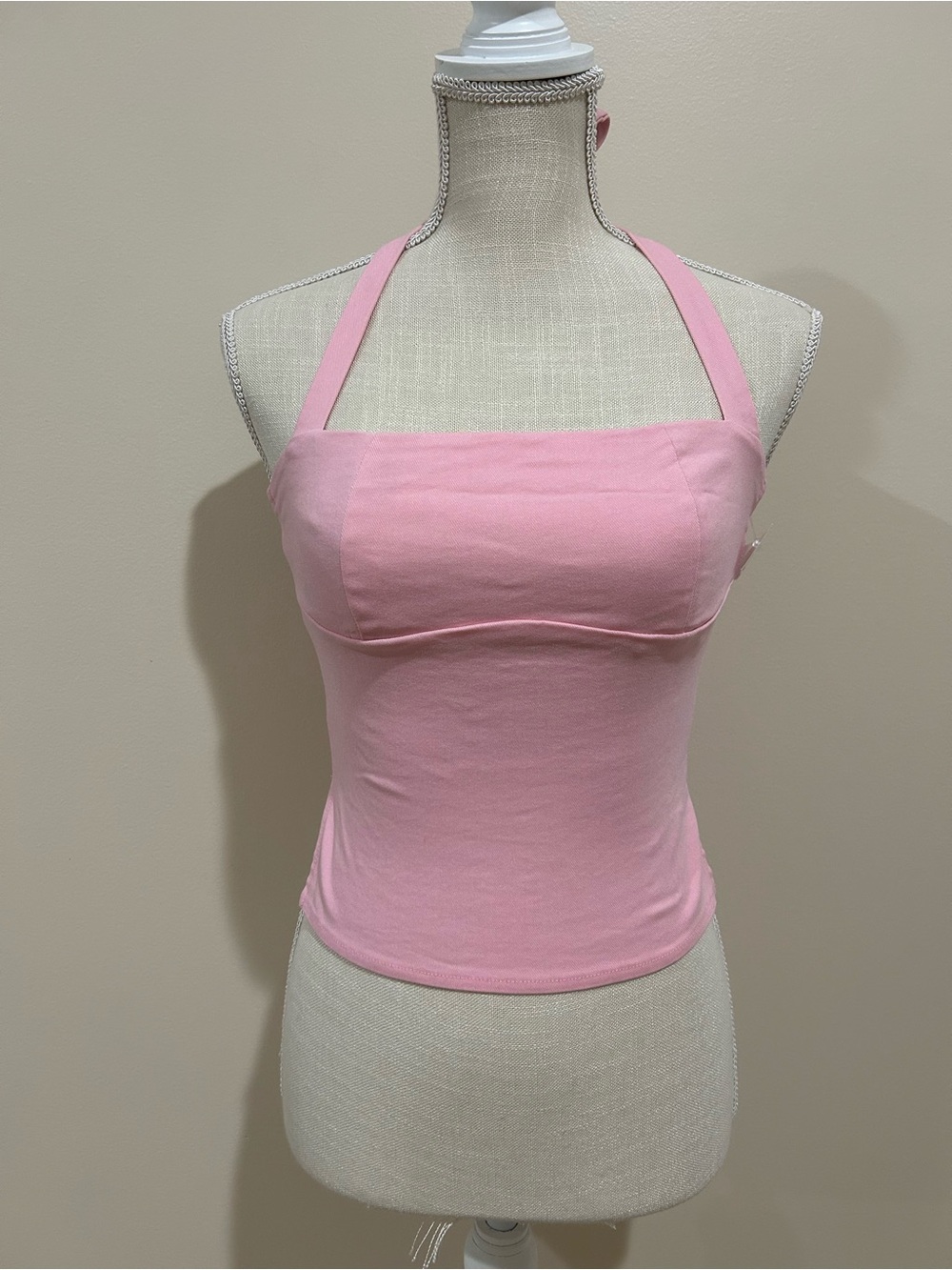 Edikted Pink Halter Camisole Top